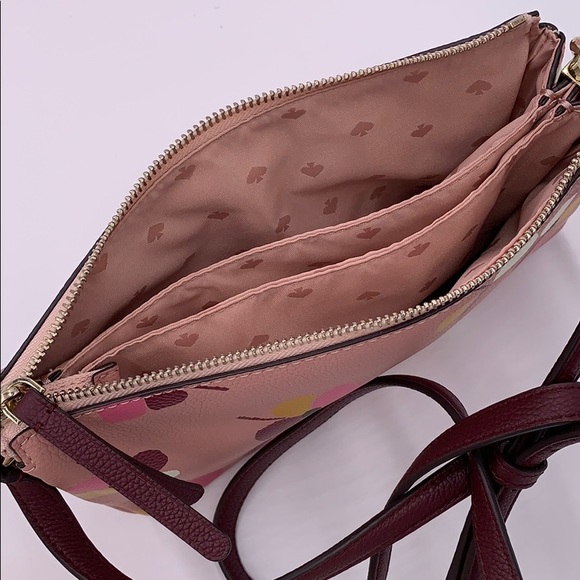 Kate Spade New York Triple Gusset Crossbody Dusk - Picture 15 of 16